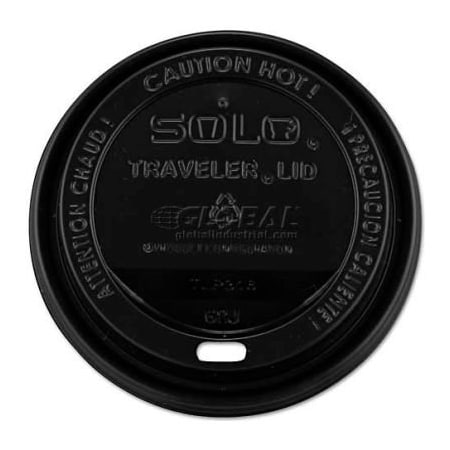 Solo SOLO Traveler Drink-Thru Lids, 10-24 Oz. Cups, Black SCC TLB316